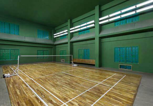 badminton court at the bandra gymkhana